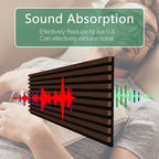 Premium Acoustic Wood Slat Wall Panels – Noise-Reducing Sound Absorption Panels for Home Theater, Studio & Office | Modern Decorative Slat Walling for Echo Control | Eco-Friendly & Easy to Install