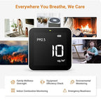 Temtop M10 Air Quality Monitor Indoor Air Quality Tester AQI PM2.5 VOCs Formaldehyde Detector for Home Air Testing, US Certified Air Sensor
