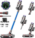 Cordless Vacuum Cleaner, 55KPa 650W 70Mins Vacuum Cleaner for Home, Anti-Tangle Self-Standing Stick Vacuum with Scented Tablet, Upgraded Dust Cup Scraping, Vacuum Cordless for Pet Hair/Carpet/Floors