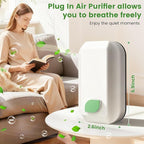 PVACG 6Pack Plug In Ionic Air Purifier,Negative Ion Air Purifier for Home Portable Plug-In Air Ionizers for Smoke, Pets Smell Quiet Mini Air Freshener for Home, Bedroom, Office, Living Room (6)