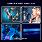 AuxLink XLR Cables, Microphone Cable 3ft 10 Pack, XLR Male to Female Gold-Plated 3-Pins 10 Color Cable, XLR Speaker Cable for Microphone, Mixer, Recording Studio- 3 Feet, 10 Pack