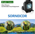 SORNEICDR 915B403001 Replacement Projector Lamp Bulb Compatible with Mitsubishi for WD-60735/WD-60737/WD-65737/WD-65735/WD-73C9/WD-73737/WD-65C9/WD-73735/WD-82837/WD-65736/WD-738, with Housing