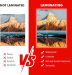 RAZCC Laminating Sheets, 100 Pack Clear Thermal Laminating Plastic Paper Laminator Sheets, 11 x 17-Inch, 5mil, Ideal Office or School Supplies
