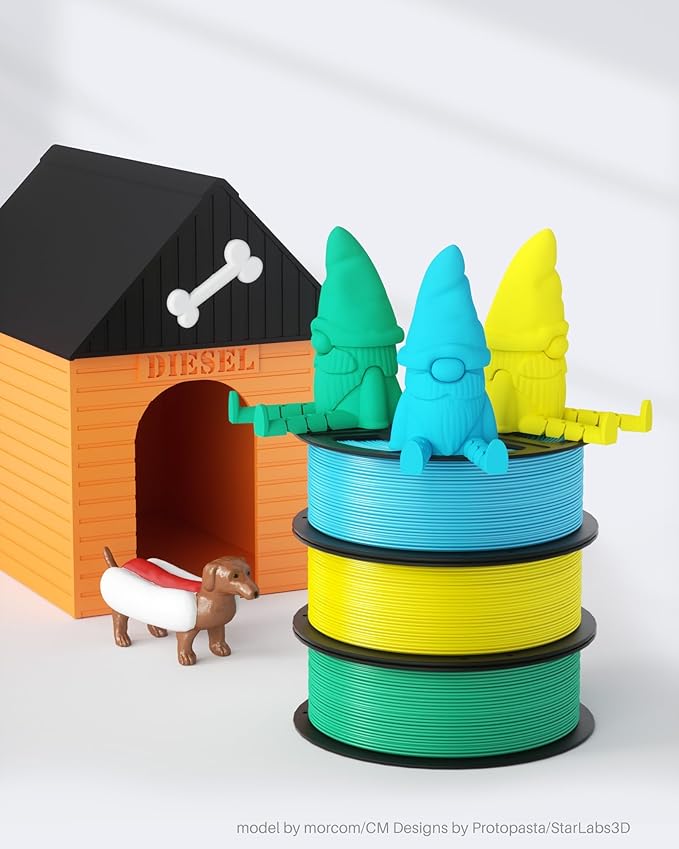 ELEGOO PLA Filament 1.75mm Space Gray 1KG, 3D Printer Filament Dimensional Accuracy +/- 0.02mm, 1kg Spool(2.2lbs) Fit Most FDM 3D Printers