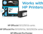 HP 962 Black Ink Cartridge | Works with OfficeJet 9010, Pro 9020 | Eligible for Instant Ink | 3HZ99AN