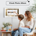 Digital Calendar, 15.6 Inch Wall Planner Electronic Calendar&Chore Chart,1080P Full HD Interactive Touchscreen Smart Touchscreen Interactive Display for Family Schedules – Wall Mount Included, Great for Organizing Your 2026 White