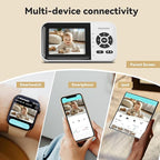 ebemate WiFi Video Baby Monitor,2.8" Display with 1080P Camera,No Glow Night Vision,2-Way Talk & 1200Ft Long Range,WiFi On/Off Cam Baby Monitoring EBS28