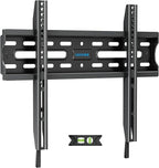 Fixed TV Wall Mount for Most 26-60 Inch Screen, Low Profile TV Mount with Quick Release Lock, Ultra Slim Wall Mount Bracket, Max VESA 400x400mm, Holds up to 99 lbs, up to 16”Wood Studs by USX STAR