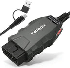 TOPDON 3-in-1 High-Speed USB OBD2 Adapter for FORScan, RLink J2534 Reprogramming Tool for GM/Ford/Chrysler, J2534 Pass-Thru Programmer, OEM Diagnostic Tool, Supports J2534/CAN FD, RLink X3