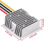 Cllena DC 40V-90V to 12V Converter Voltage Regulator Reducer 48V 60V 72V Step Down to 12V 10A 120W Converter Waterproof Buck Transformer Power Supply for Golf Cart Club Car LED Light
