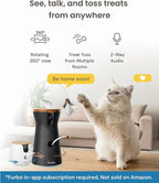 Furbo 360° Cat Camera + Mini 360° Cam [New Subscription Required at Setup] 2-Camera Bundle Nanny Subscription: Cat Safety Alerts, Pet Camera with Speaker, Phone App & Night Vision