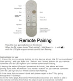 Upgrade New Replacemen Remote Voice Control Only for Chromecast-Google-TV 4K/ HD, for Google TV Streamer (4K) Box