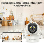 VSTARCAM 1080P One Lens Indoor Security Cameras Wireless WiFi, Color Night Vision, Motion Detection, Two-Way Audio