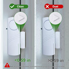 Door Window Alarm, 90dB Door Alarms Sensor for Kids Safety, Home Security, Door Window Burglar Alarm, Window Pool Alarms for Home, Apartments, Offices, Hotel Rooms (8pack)