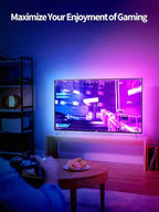 KANTUTOE LED Lights for TV, 19.68ft LED Backlights for 65-80in TV, RGB TV Backlight with Music Sync Bluetooth APP and Remote Control TV Lights Strip USB Powered LED Lights for Bedroom, Gaming