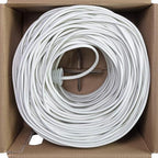 NavePoint 250ft in Wall Audio Speaker Cable Wire CL2 14/4 AWG Gauge 4 Conductor Bulk White