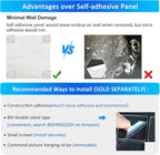 BXI Thickened Sound Absorbing Panels - 12 Pack 12 X 12 X 0.5 Inches Dense Acoustic Panels, Echo Noise Reducing Sound Panels, Tackable Studio Panels for Wall and Ceiling Acoustic Treatment (White)