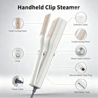 Portable 3-in-1 Clothes Steamer Iron - Handheld Mini Steam Iron, Wet & Dry Ironing, 15s Fast Heat, 900W Powerful Steam, Compact Travel Wrinkle Remover for Home & Office, Includes Travel Bag (120V)
