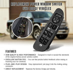 Mango S Master Power Window Switch and Bezel 56049805AB for 2002-2009 Dodge Ram 1500 2500 3500, 2001-2004 Dodge Dakota, 2001-2003 Dodge Durango,2005-2009 Dodge Sprinter 2500 3500