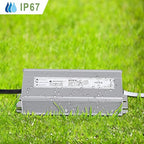 LED Driver 100 Watts 24V DC Low Voltage Transformer， Waterproof IP67 LED Power Supply, Adapter with 3-Prong Plug 3.3 Feet Cable for Any 24V DC led Lights, Computer Project, Outdoor Light