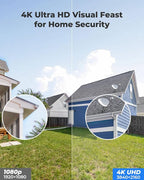 REOLINK 4K Outdoor Cameras for Home Security, IP PoE Dome Surveillance Camera with Human/Vehicle/Pet Detection, 25FPS Daytime, Work with Smart Home, Up to 512GB microSD Card, RLC-820A (Pack of 2)