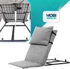 Electric Lifting Backrest for Bed by Mobi-Back, Medical Back Pillow with Electric Pump System, Used by Pregnant Women, Elderly for Sit-Up in Bed - Gen 2.