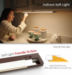 Leetdud Under Cabinet Lighting Plug in or Hardwired Built-in Dimmer, 40 Inch 20W, 5CCT 2700/3000/3500/4000/5000K, Linkable Counter Lights for Kitchen, ETL Dimmable LED Light Fixture, Bronze