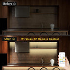 Pandery COB LED Strip Light,CCT Dimmable Strips Light,2700K-6500K,6.56ft/2m,8mm Wide,CRI90+ 24V LED Strips Kit with Bluetooth APP Control/Music Mode,for Bedroom,Kitchen,DIY Lighting