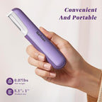 Galtxen Dermaplaning Tool for Women - Facial Exfoliation & Peach Fuzz Hair Removal with Rechargeable Sonic Edge Technology, 10 Refill Blades