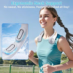 Portable Neck Fan - Rechargeable Personal Fan with Neck Brace, 5 Speeds, All-Around Cooling, Hands-Free Bladeless Lightweight Quiet Neck Fans That Blow Cold Air Gift for Women/Men, Hot Flashes, Travel
