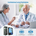 RENPHO Smart Blood Pressure Monitor for Home Use, Bluetooth BP Machine with Wide Range Cuff for Large Size Adult Arms, Muti-Users, Data Storage, Family Supplies