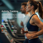 Smart Health Ring for Women Men, Fitness Tracker Ring with Heart Rate, Blood Oxygen, Sleep Tracker, Step Tracker, No Subscription Fee, IP68 Waterproof Smart Ring for iPhone & Android (Gold, 6#)