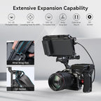 SmallRig“Black Mamba”Camera Cage for Canon R6 Mark II and R6 Mark III,Quick Release Plate for Arca-Type, Film Movie Making Camera Video Cage with Shoe Mount, 1/4''-20 & 3/8''-16 Threaded Holes