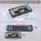 DMX Controller DMX Console,192CH Dmx512 Console Controller Panel Use for Editing Program of Stage Lighting Runing