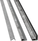 Palisade 78in x 60in x 32in Waterproof Vinyl Shower Surround Kit with Accessories in Urban Slope