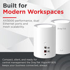 DrayTek Vigor AP805 Mesh AX3000 Wireless Access Point, 2.5GbE Uplink, additional 1GbE for Wired Connectivity, Cylinder Form-Factor
