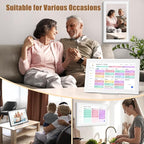 15.6-inch Wall Digital Calendar,Smart WiFi Calendar & Chore Chart,Full HD Touchscreen Interactive Display for Family Schedules-Wall/Desk Mountable Planner,Meeting Reminders & Deadline Tracking
