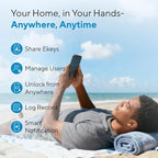 ULTRALOQ Bolt Smart Lock, Built-in Wi-Fi, Matter Over Thread, Works with Apple Home, Alexa, Google, 7-in-1 Keyless Entry Deadbolt with Fingerprint ID, App, Keypad, Remote Control, 18 Months Battery