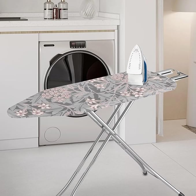 ZCFYGDX William Morris Prints Ironing Board Cover Decor, Resist Scorching & Staining, Easy Install Resistant Elastic Edges,3 Nylon Buckle Fasteners Straps,Relaxing Breathable Ironing Experience 2XL