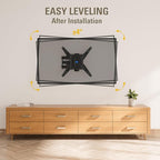 Mounting Dream TV Wall Mount for Most 26-55" TVs , Television Mount Full Motion with Swivel Articulating Arm , Center Design Wall Mount Bracket , up to VESA 400x400mm and 77 lbs Loading MD2418-MX