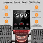 Under Desk Elliptical Machine, Electric Seated Pedal Exerciser, Min Leg Exerciser with Remoter, 12 Level Speeds, Forward & Reverse Direction, Manual & Auto Mode for Home Office