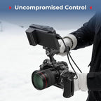SMALLRIG Quick Release Top Handle, Dual-Direction & Compatible QR-Slide NATO Rail for ARRI with 1/4"-20 Screw, Ergonomic Design,15kg Max. Load,Built-in Multiple Mounting Points,HawkLock H21-5632