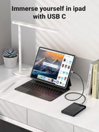 UGREEN 10 Gbps Micro B to USB C Hard Drive Cables, 3.3FT USB C to Micro B, External Hard Drive Cable Compatible with MacBook Pro/Air, iPad/Tablet, iPhone, Samsung Galaxy S24, WD Seagate etc