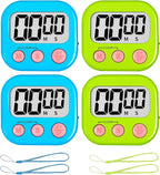 ZILLEEN Classroom Timer for Kids Teachers 4 Pack Digital Timers