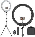 Hagibis 21 inch Ring Light with Stand Outer 55W 5600k Dimmable LED Light, Tripod Stand,and Phone Holder，Remote Controller,Carrying Bag ，CRI 97+ 2540lux, for Streaming Home Office Zoom Call Lighting