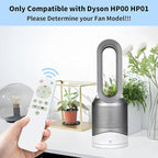 LUNOAOA Upgrade Glowing Remote Control Replacement No Setup for Dyson Pure Hot+Cool Fan Purifying Heater HP00 HP01 with Magnetic(Part NO.967197-13)