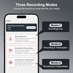 AI Voice Recorder,64GB Note Voice Recorder with Transcribe,Mind Mapping & AI Summary,Digital Voice Recorder with App,Audio Recorder for Lectures,Phone Calls,Meetings,Interviews Etc,Grey