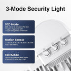 Onforu 2 Pack 75W LED Motion Sensor Outdoor Lights, 7000LM Dusk to Dawn Outdoor Lighting, 6500K Motion Detector Flood Light, IP65 Waterproof Hardwired LED Security Light for Yard Garage(White)
