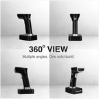 Scanmarker 1D/2D Wireless Barcode Scanner – Boost Speed & Accuracy with Bluetooth & 2.4G Modes – Handheld QR Code Scanner with Charging Stand for Easy scanning on Laptop, iOS & Android