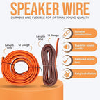 Elite Audio Premium Series Amp Kit Copper Clad Aluminum Wire, Triple-Shielded RCA Cables, High-Power Capacity, ANL Fuse Holder, Car Amplifier Install Kit (4 Gauge (Dual Amp))